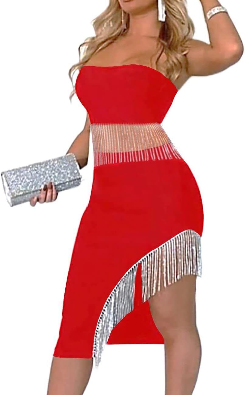 Conjunto 2pz rojo con brillo