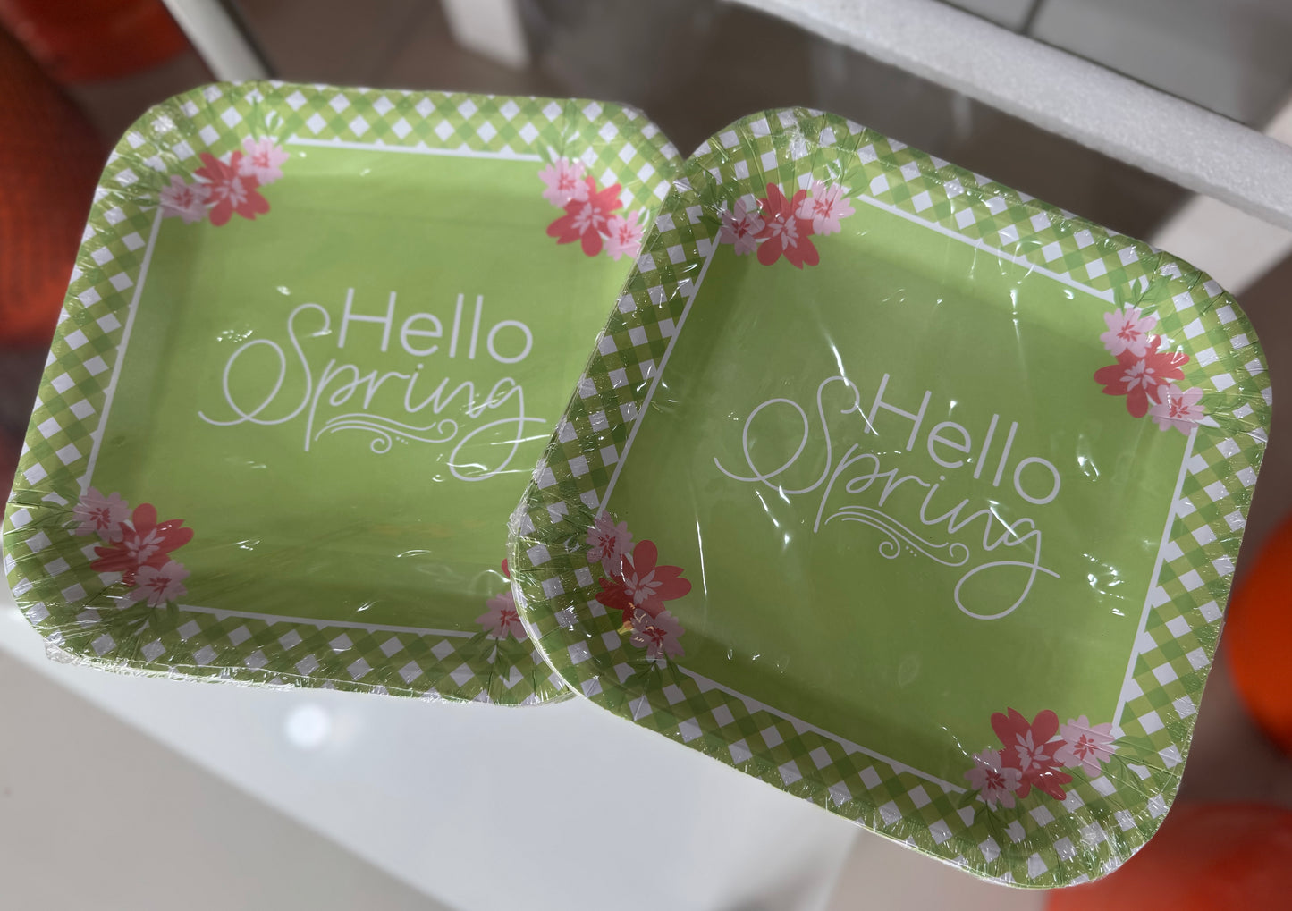 Platos Grandes de Diseño Plástico