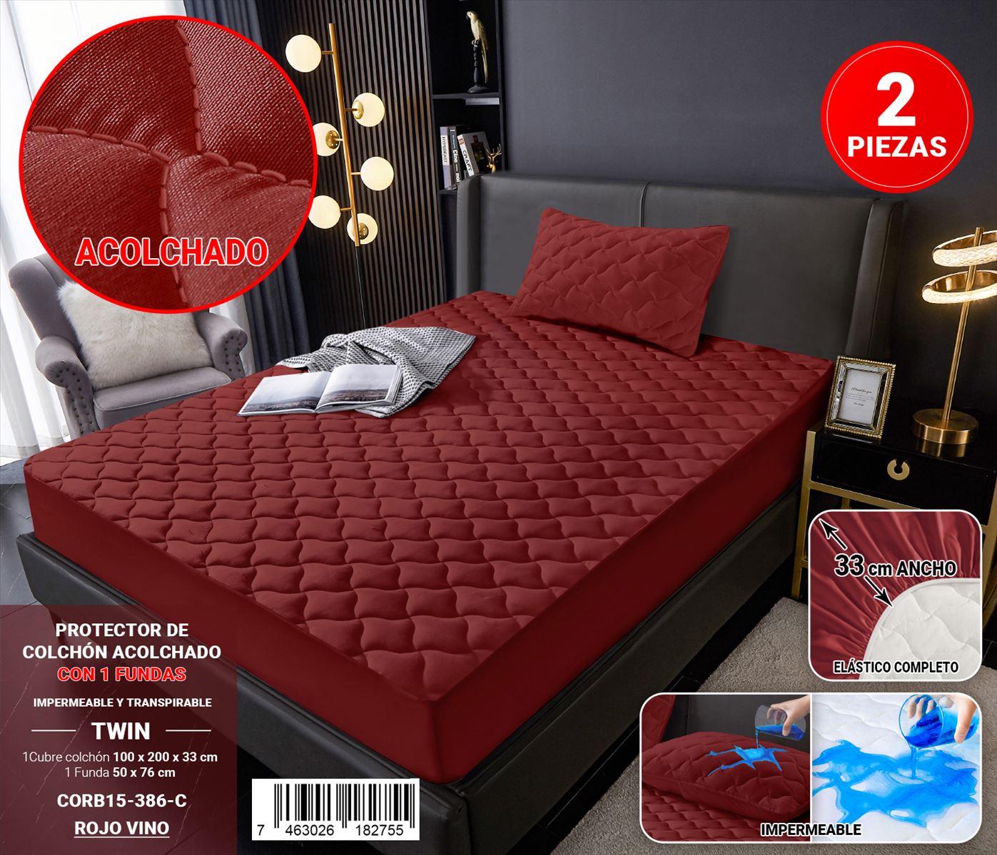 Protector twin 2 pieza