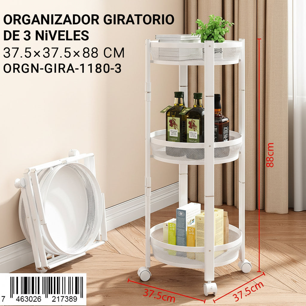 Organizador Giratoria de 3 niveles