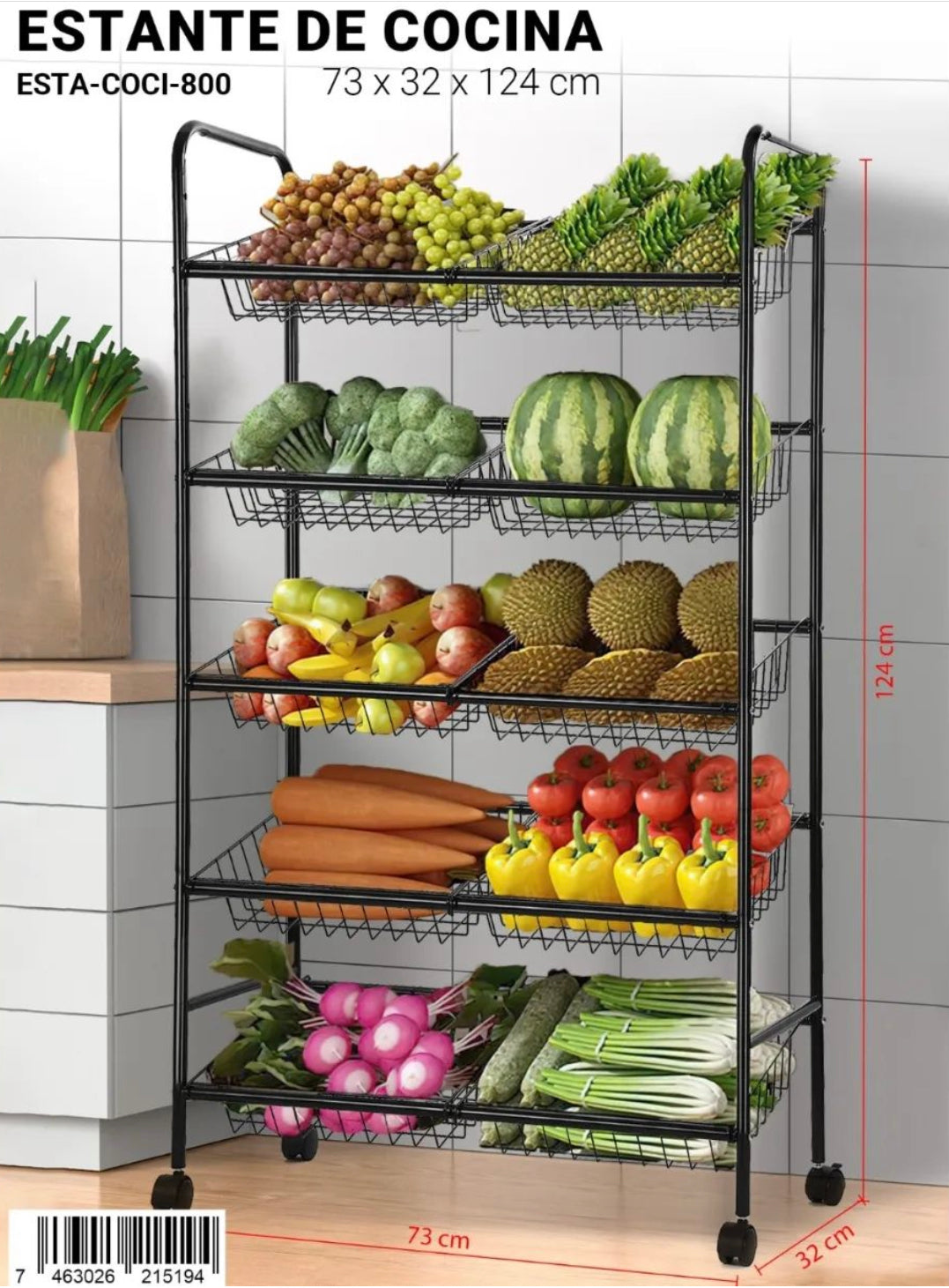 Estante Organizador De Cocina