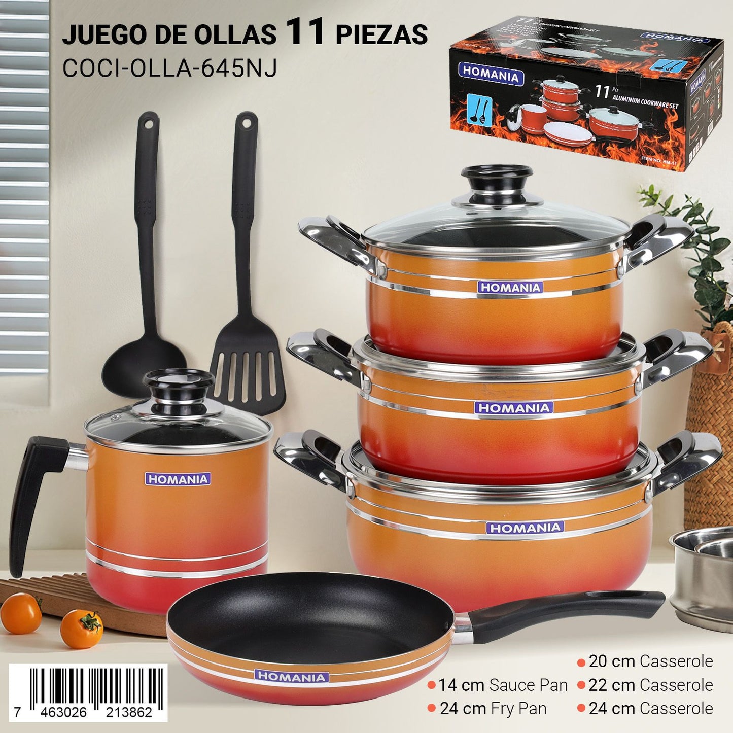 Juego de Olla 11 Pz Casa Isla