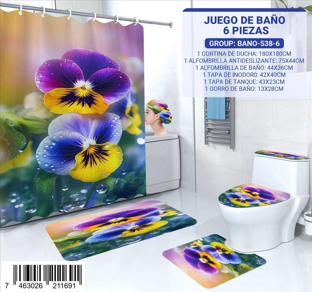 Juego de Baño de 6 pieza