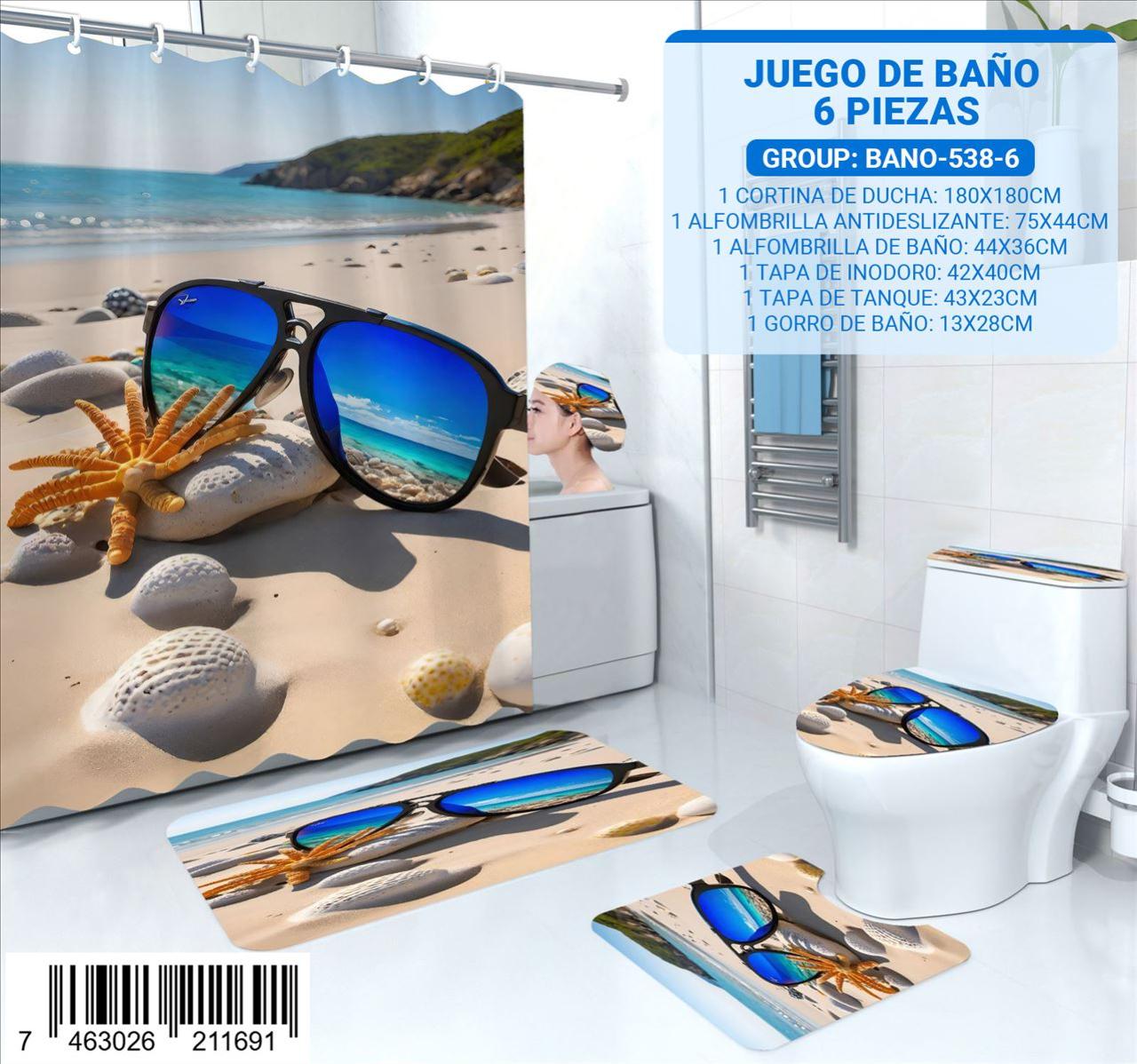 Juego de Baño de 6 pieza