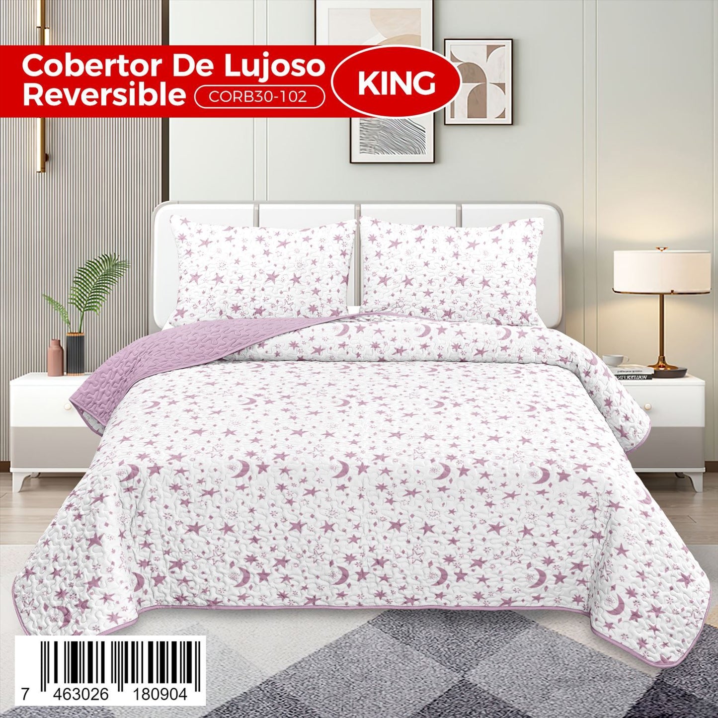 Cobertor 3 PIEZAS QUEEN y KING