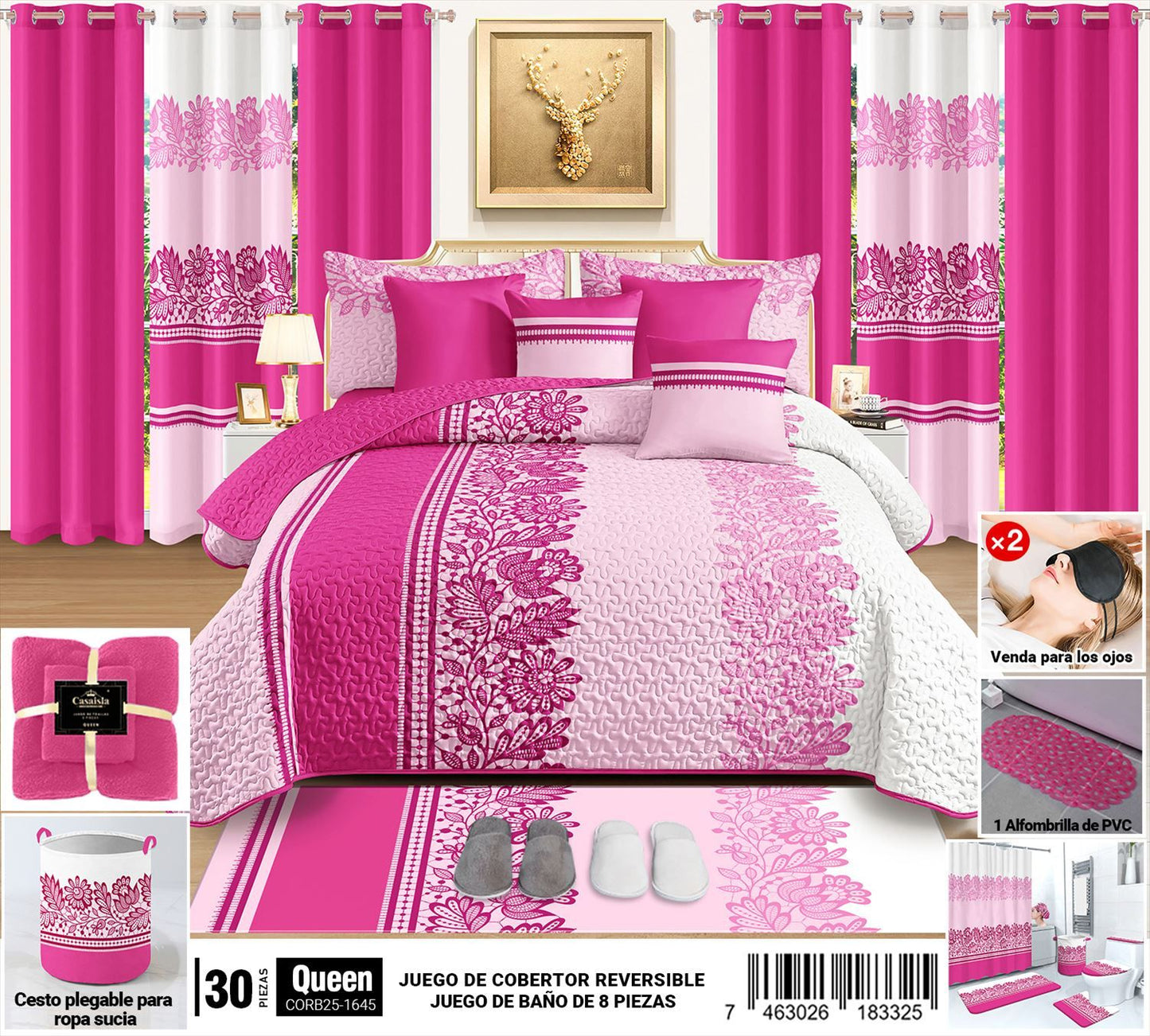 Cobertor 30 Pz Queen y King