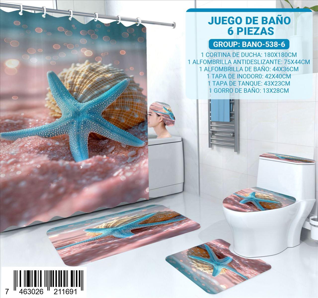 Juego de Baño de 6 pieza