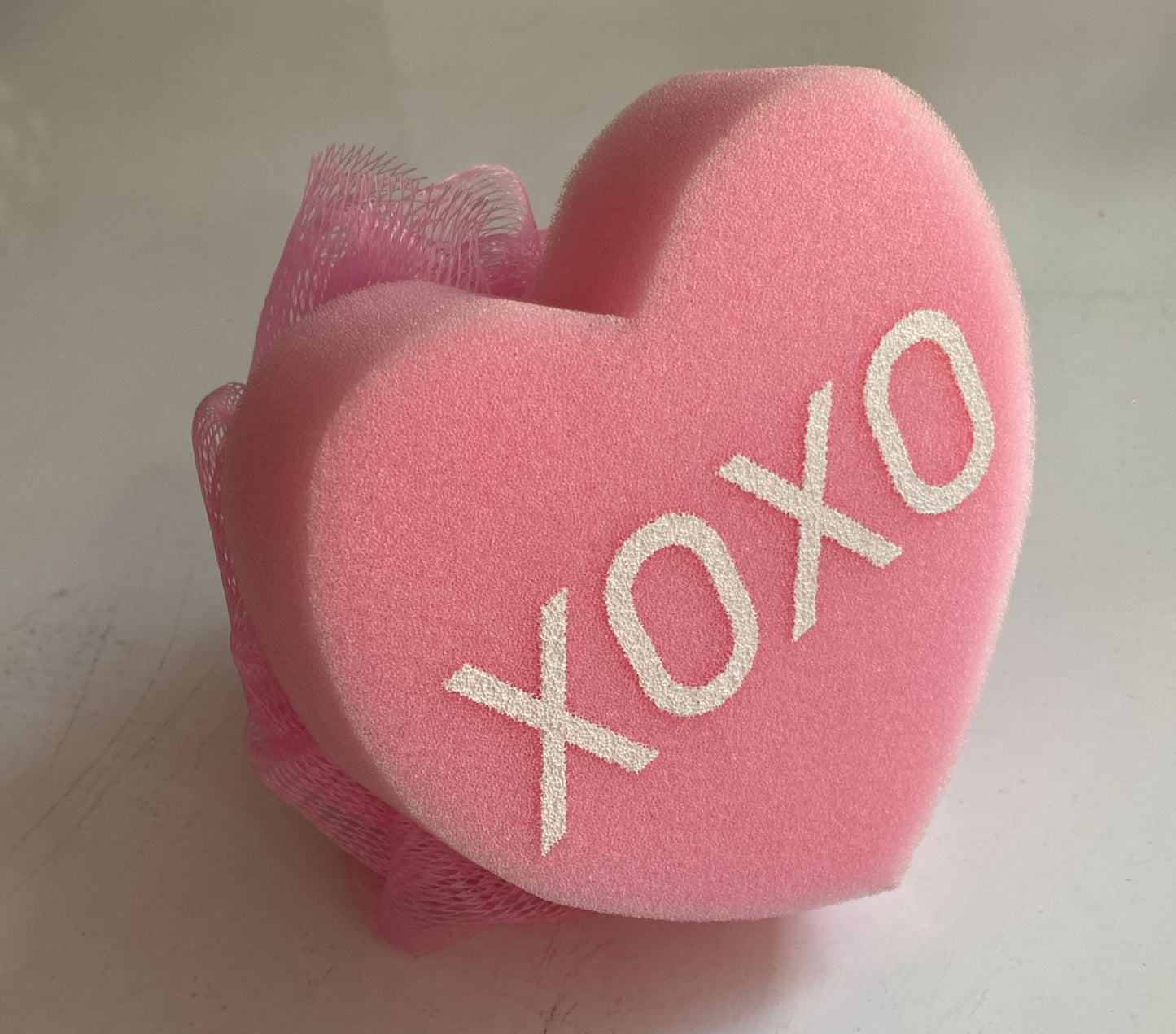 Esponja Para bañarse de corazon XOXO