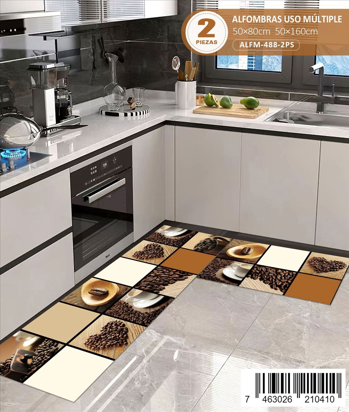 Alfombra De Cocina 2pz