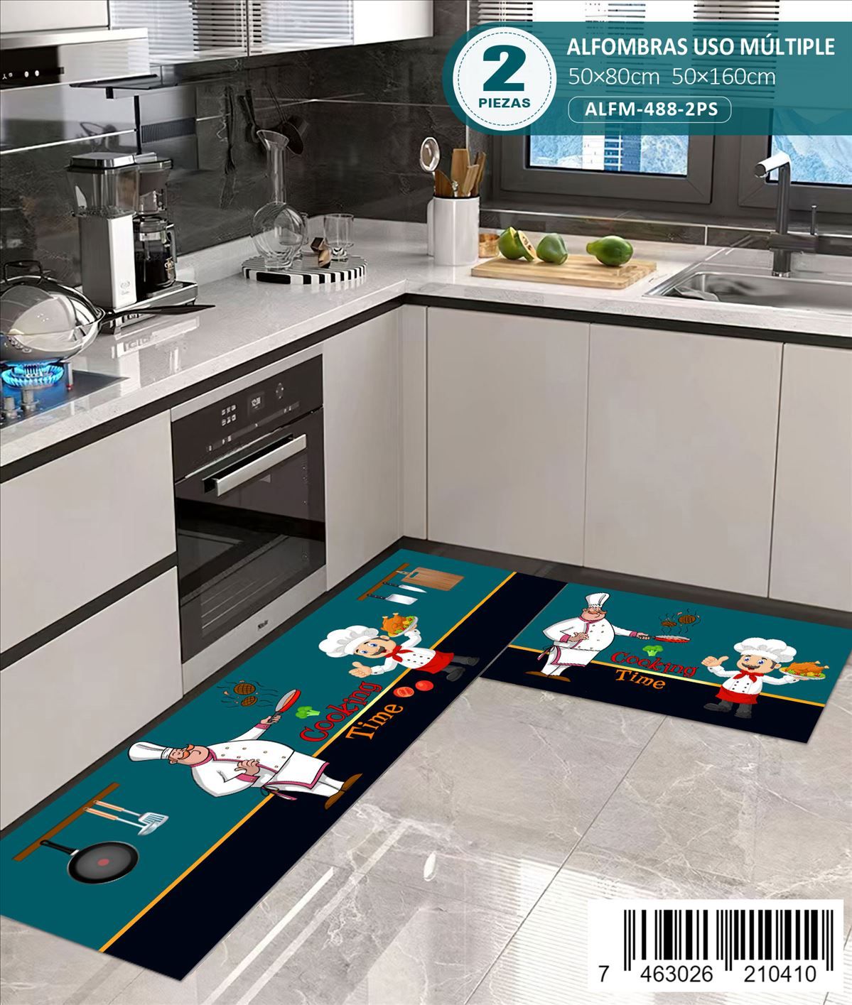 Alfombra De Cocina 2pz