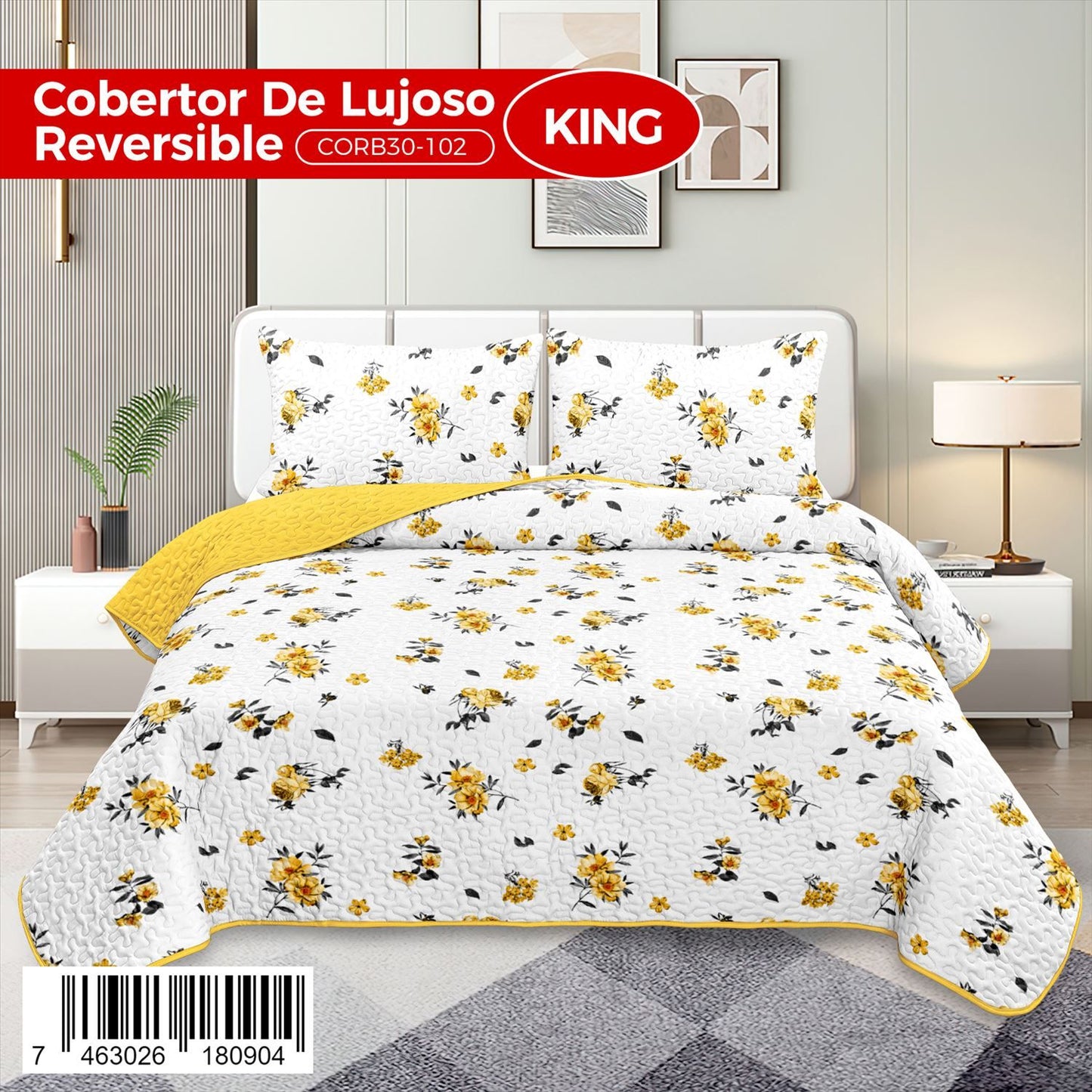 Cobertor 3 PIEZAS QUEEN y KING