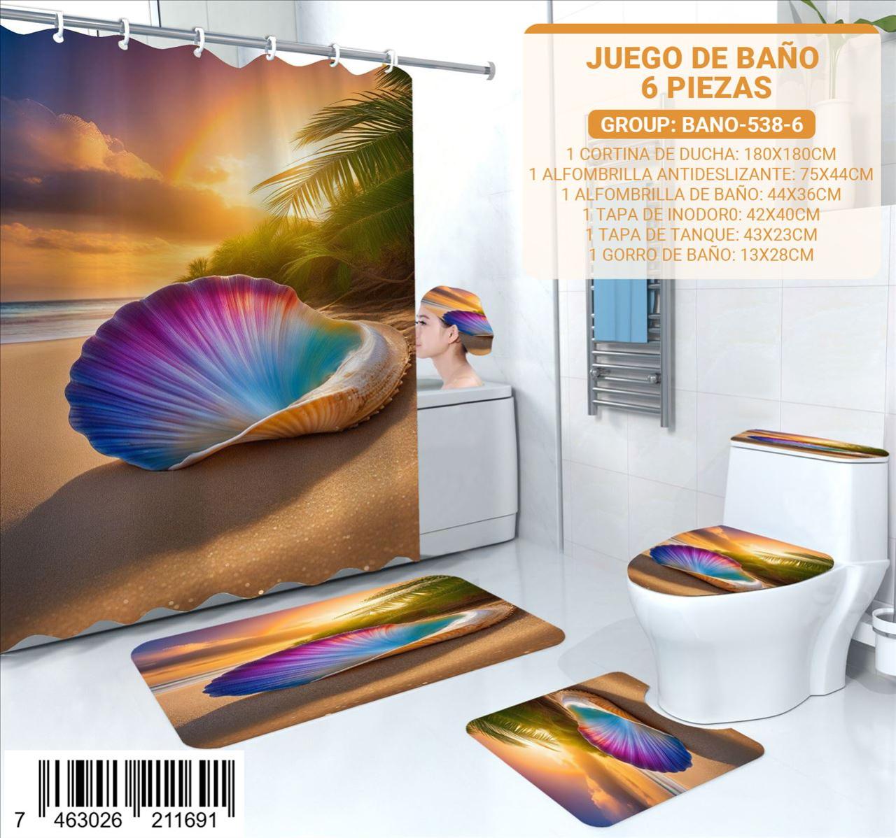 Juego de Baño de 6 pieza
