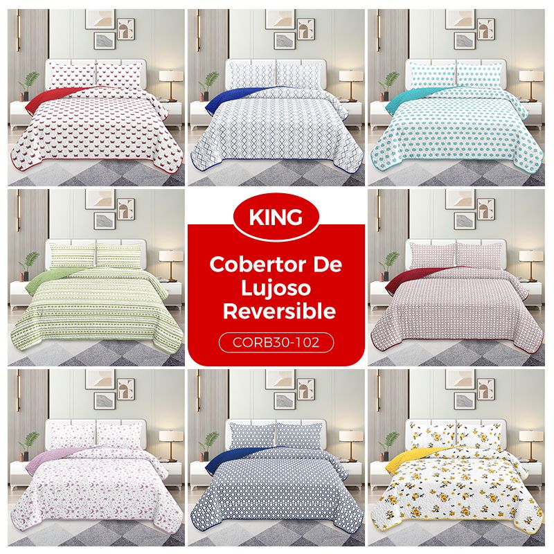 Cobertor 3 PIEZAS QUEEN y KING