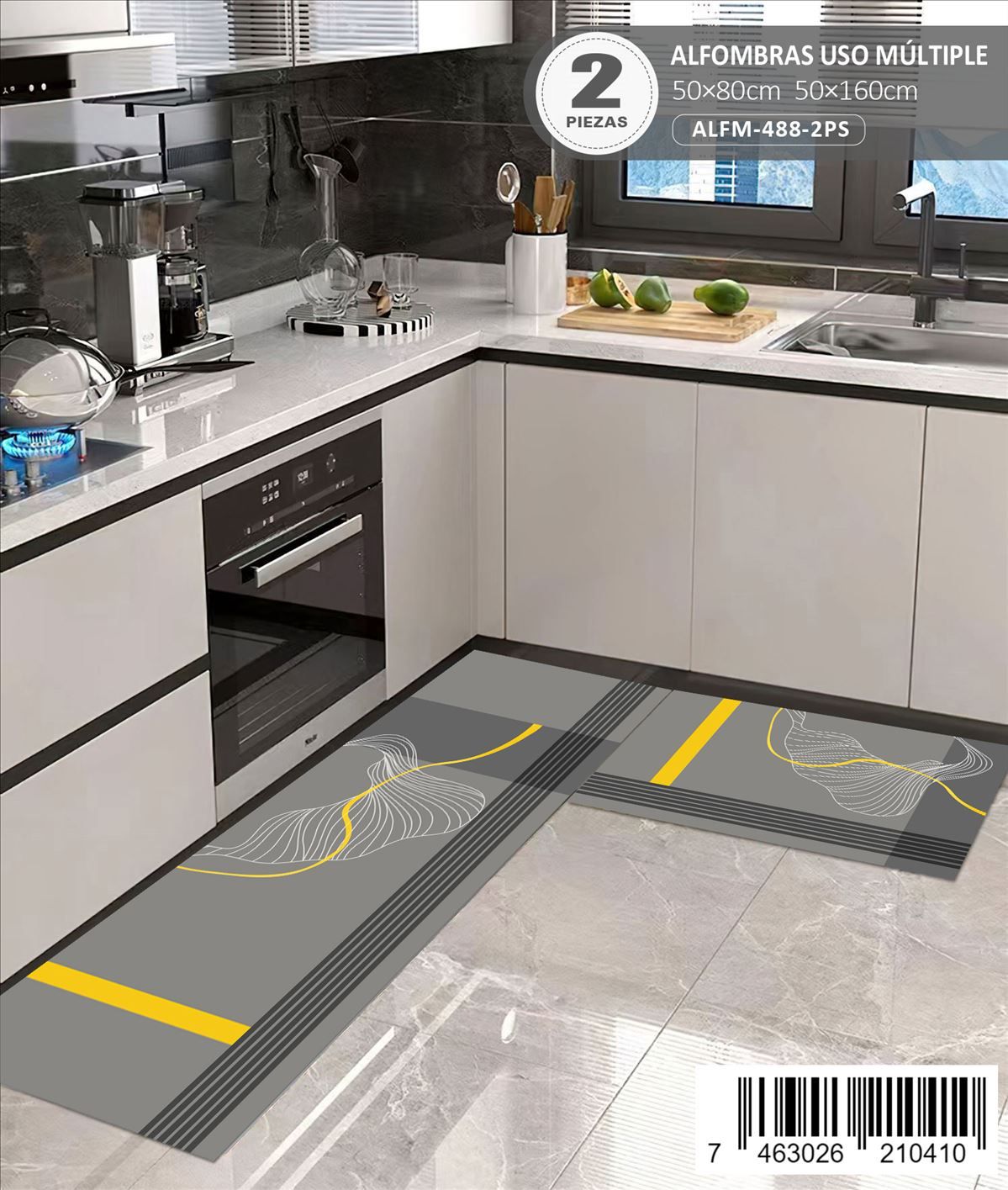 Alfombra De Cocina 2pz