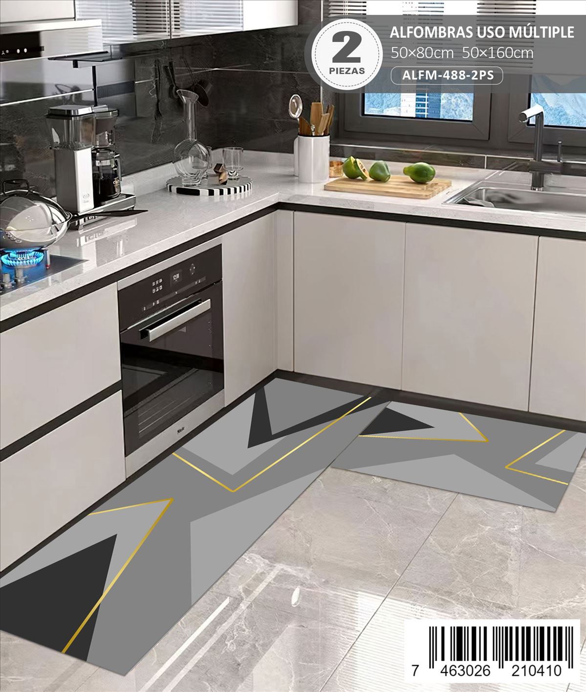 Alfombra De Cocina 2pz