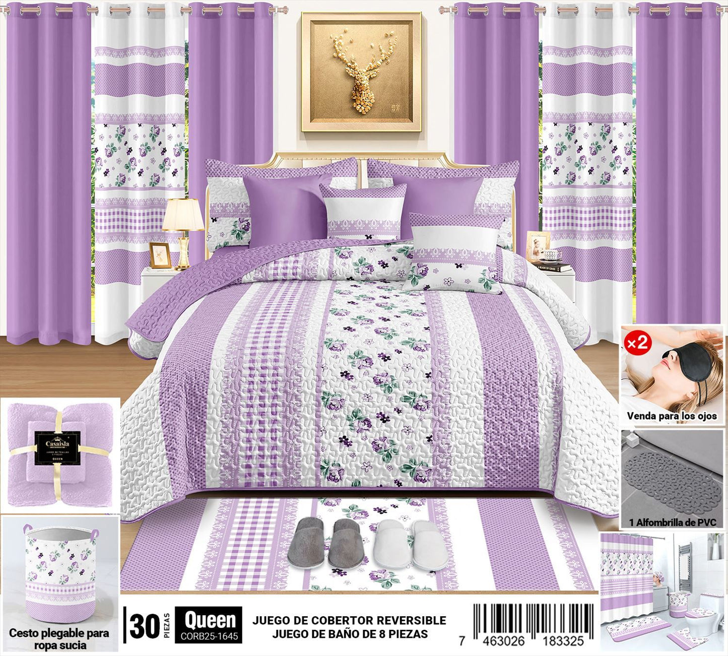 Cobertor 30 Pz Queen y King