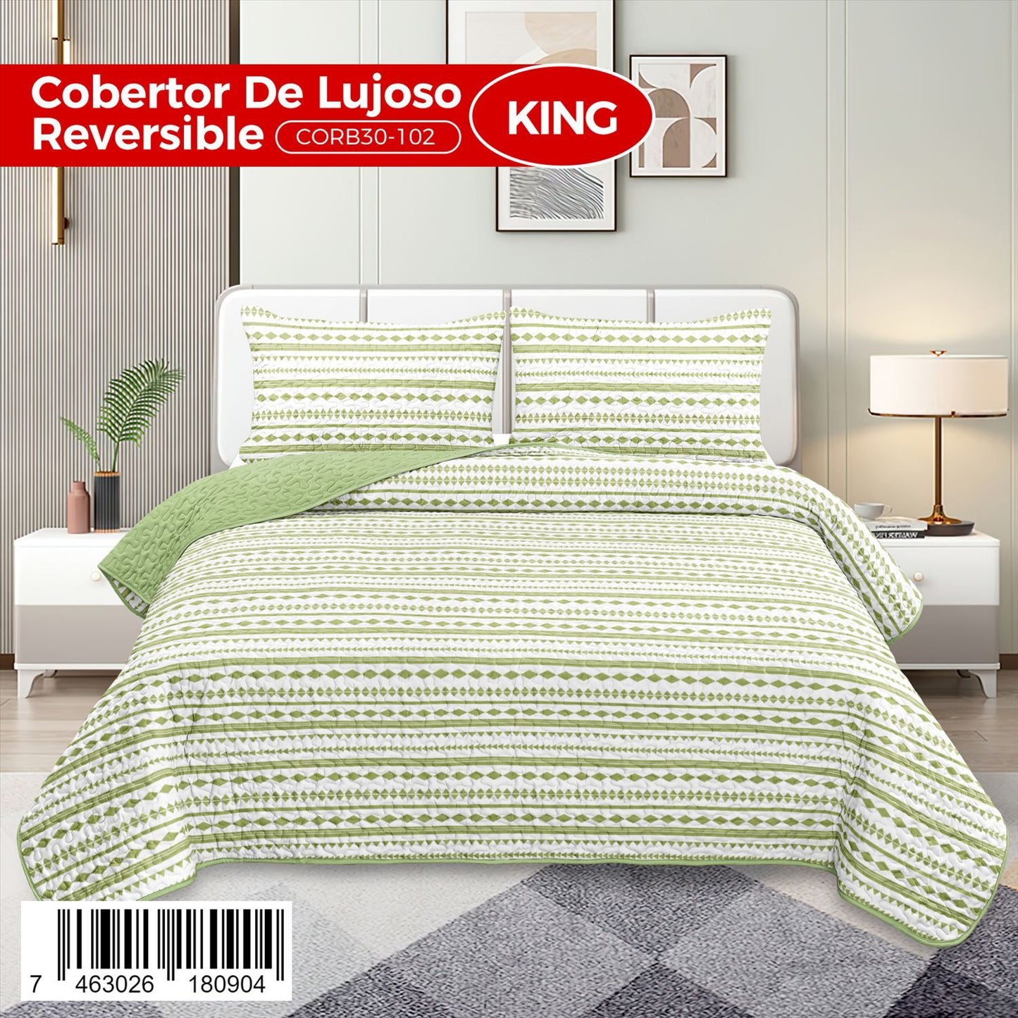 Cobertor 3 PIEZAS QUEEN y KING