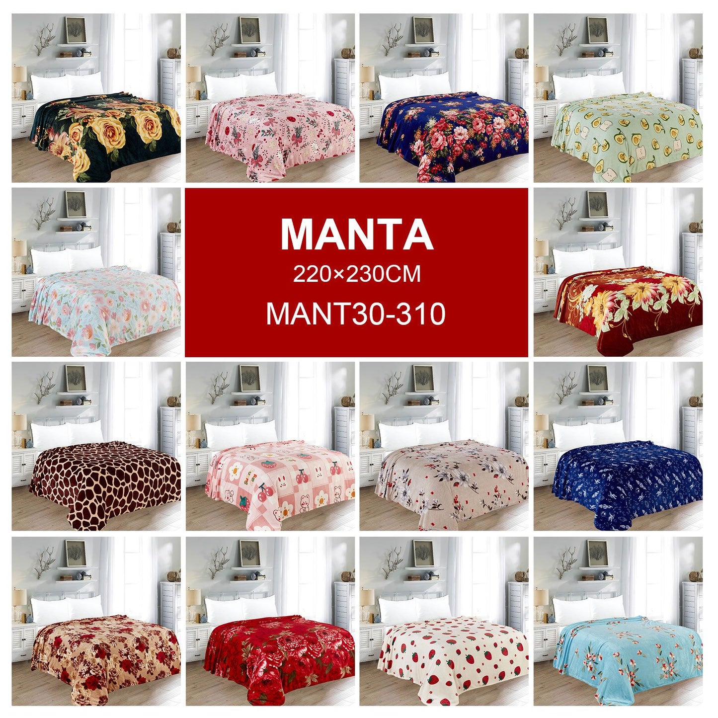 Manta Estampadas