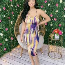 Vestido Multicolor corto