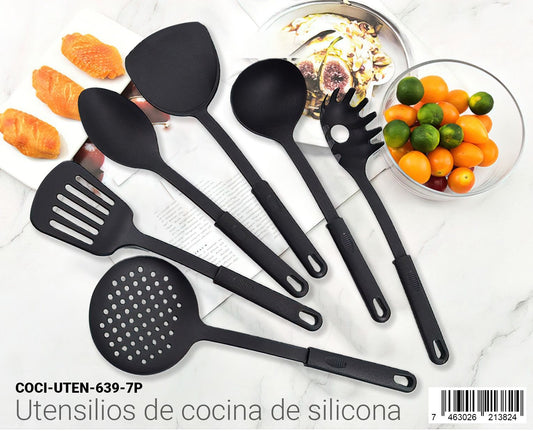 Utensilios de cocina de silicona 6 pieza