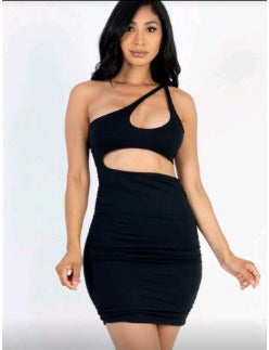 Vestido corto negro
