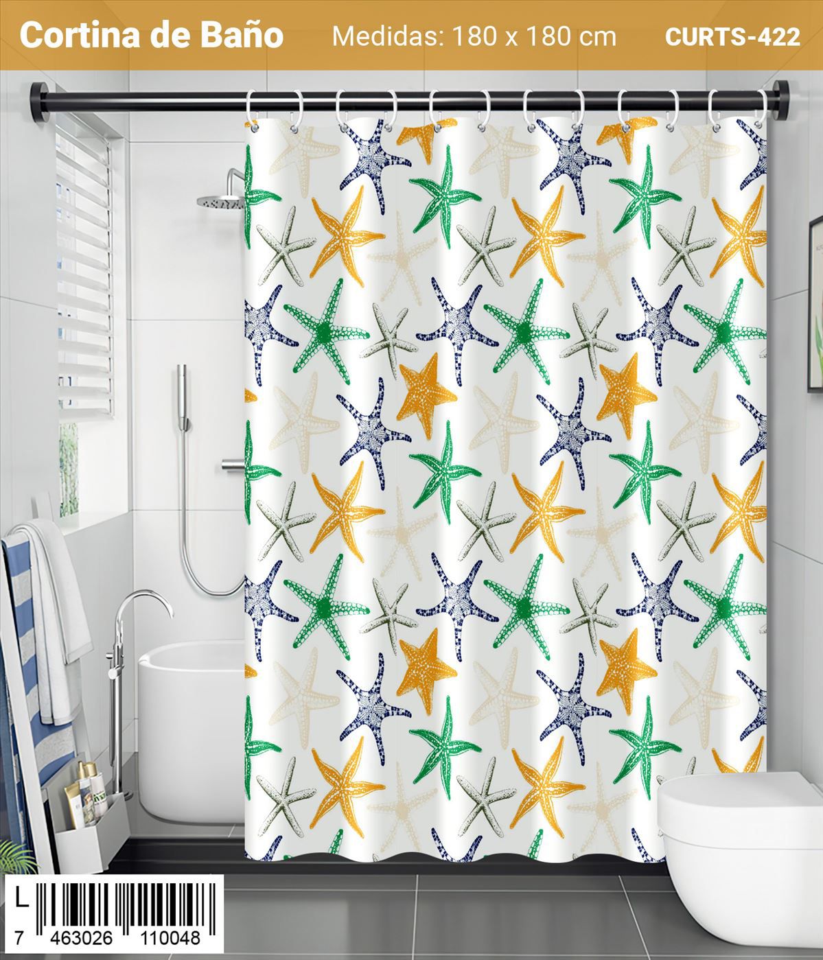 Cortina Impermeables con Diseño