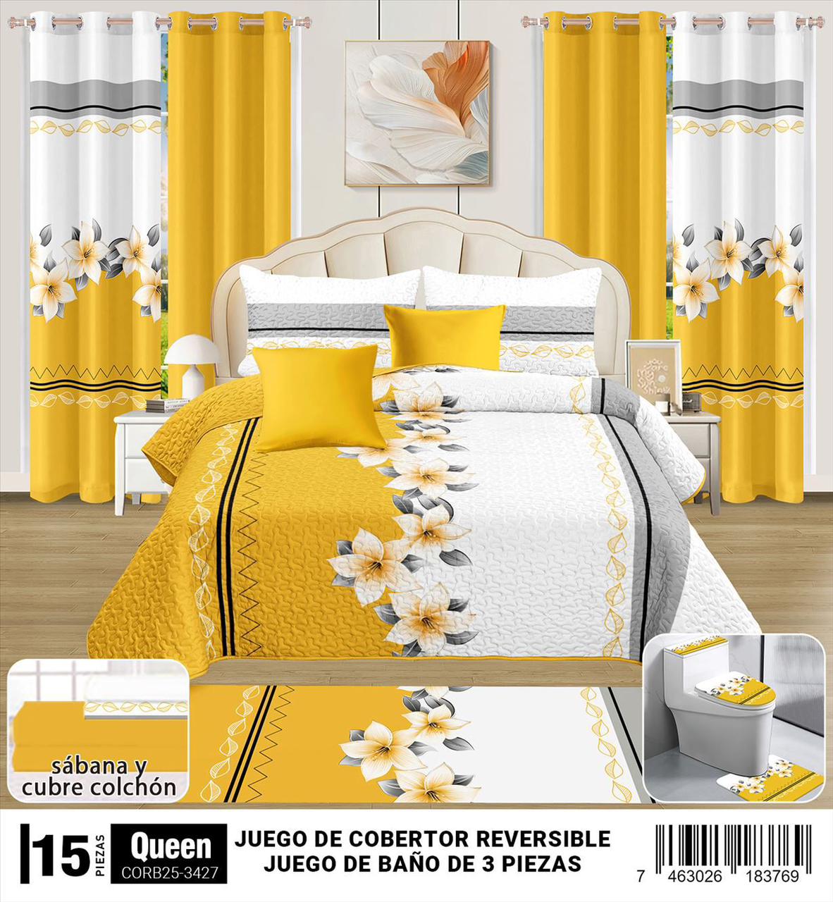 Cobertor 15 PIEZAS QUEEN