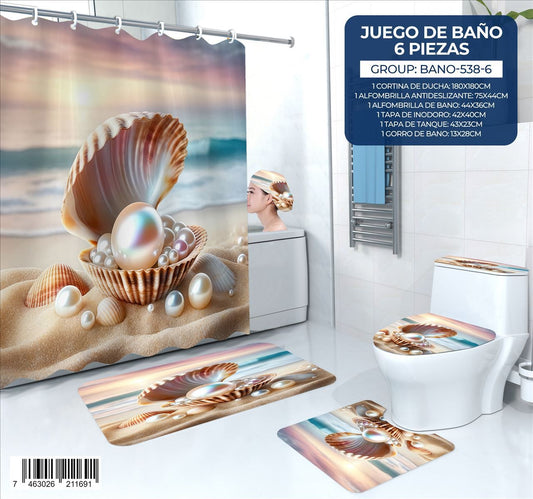 Juego de Baño de 6 pieza