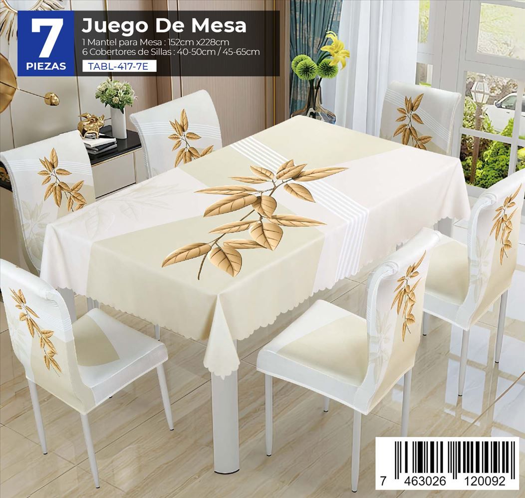 Mantel 7 Piezas