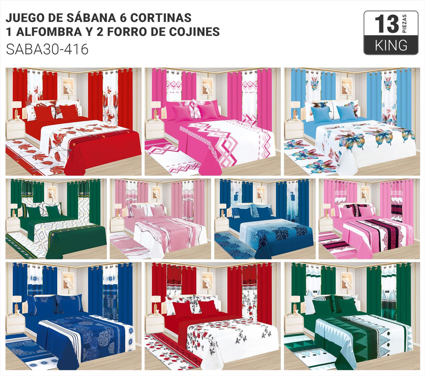 Sabana 13 Pz Queen y King