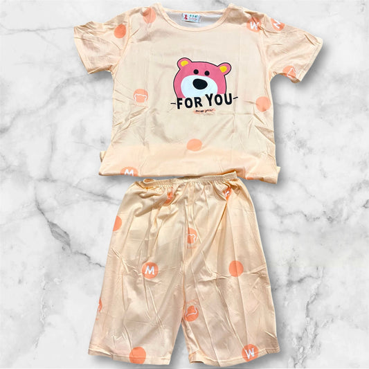 Pijama 2pz Larga Oso