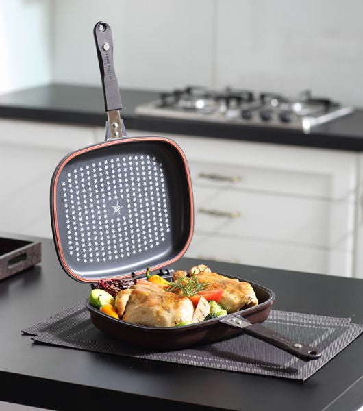 Sarter De Aluminio Doble Parrilla