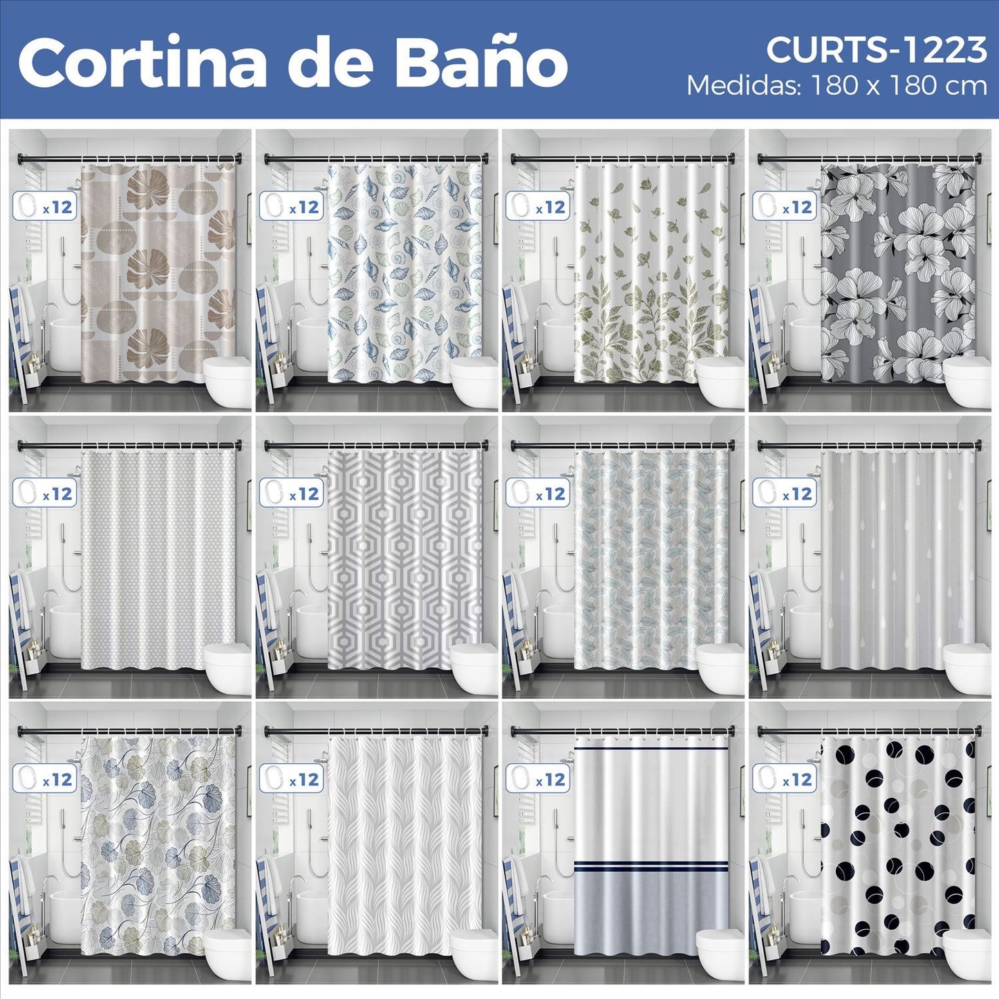 Cortina Para Baño