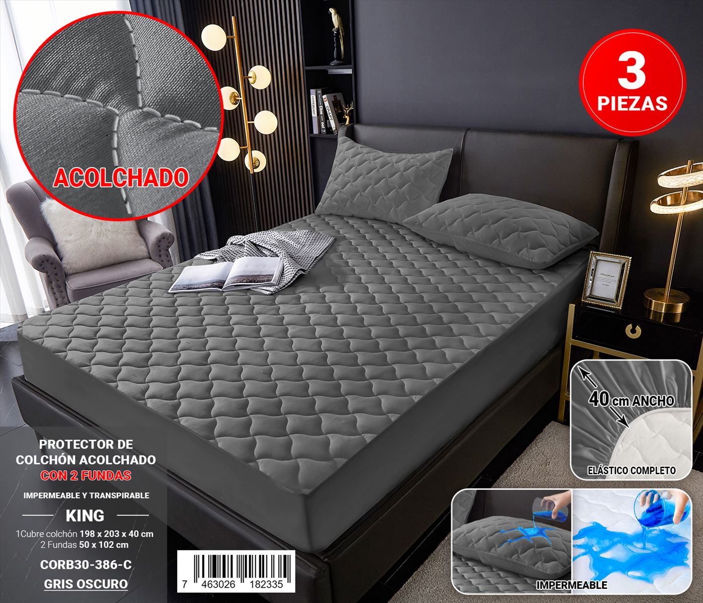 Protector de Colchon KING