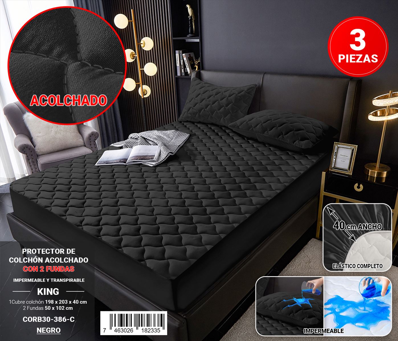 Protector de Colchon KING