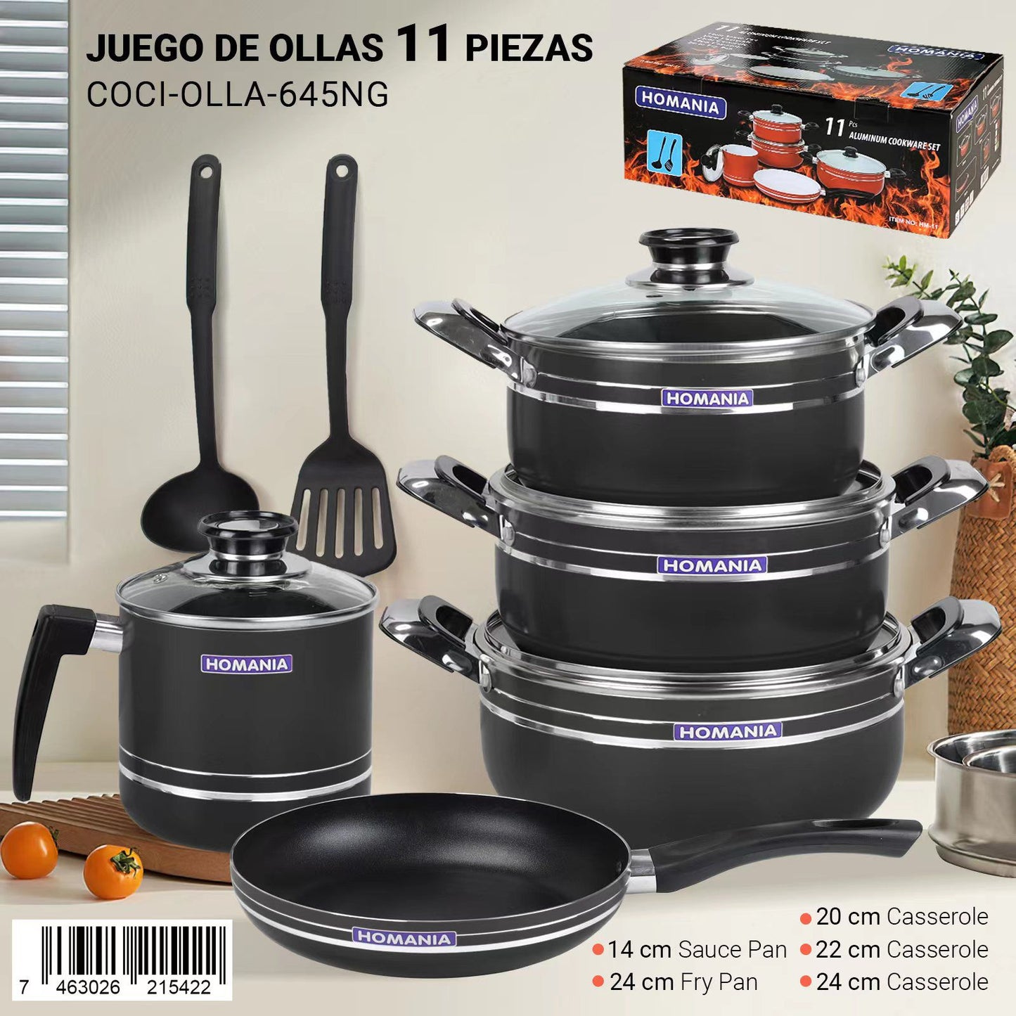 Juego de Olla 11 Pz Casa Isla