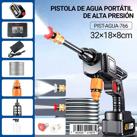 Pistola de agua a Presion con 2 Bateria
