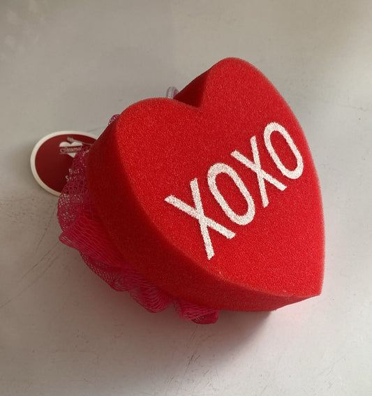 Esponja Para bañarse de corazon XOXO