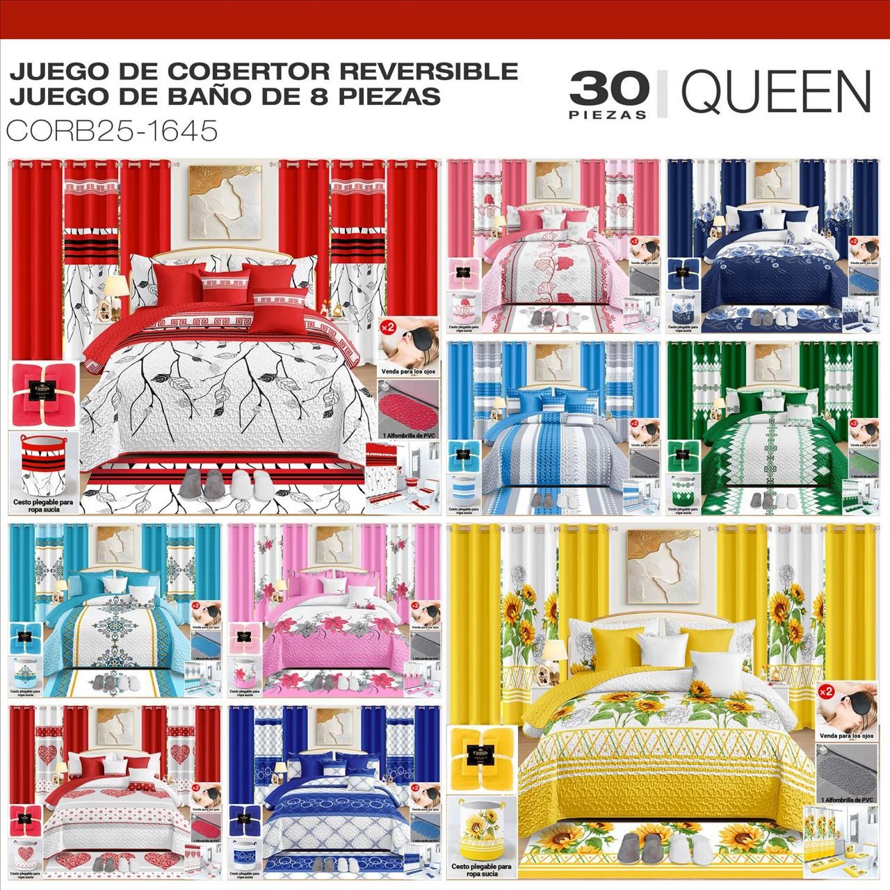 Cobertor 30 Pz Queen y King